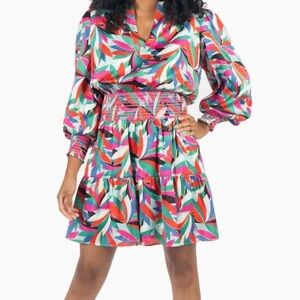 Emily McCarthy Penelope Dress In Poinsettia Party